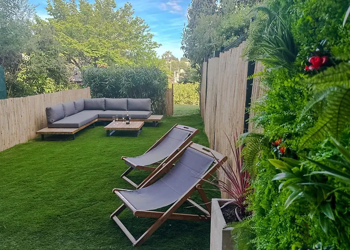 Апартаменты Autrichiens - De Gamme Lumineux Jardin Parking Антиб